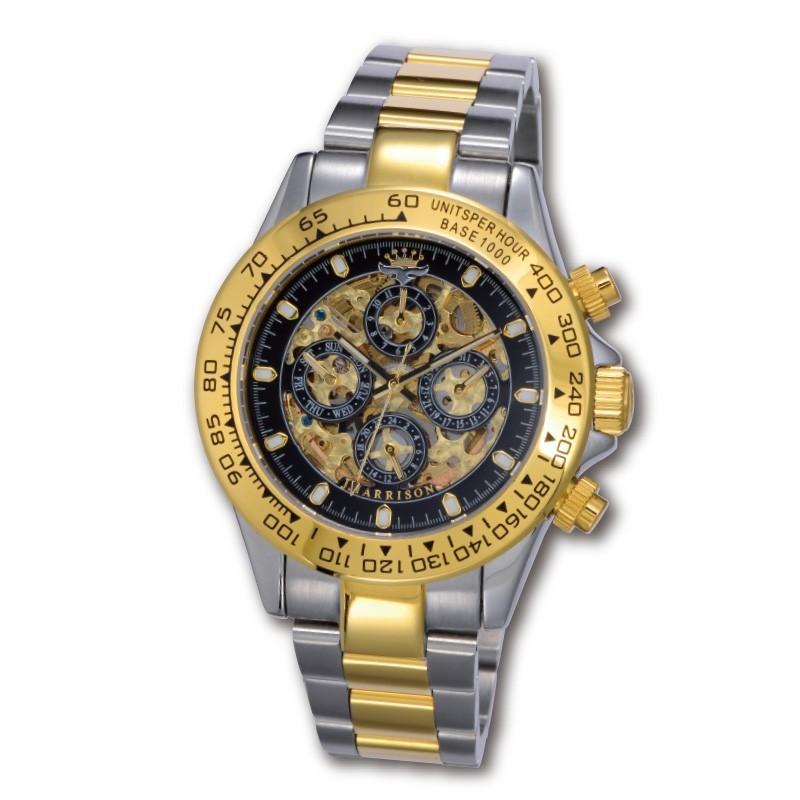 両面スケルトン 自動巻時計 ダンディクラブ A012 くみあいショッピング 通販 Yahoo ショッピング