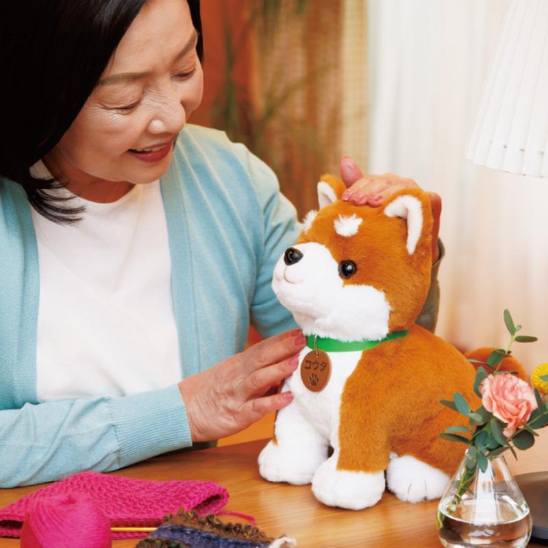 柴犬 ぬいぐるみ しばいぬ コウタ 喋る 人形 柴犬グッズ 熟年