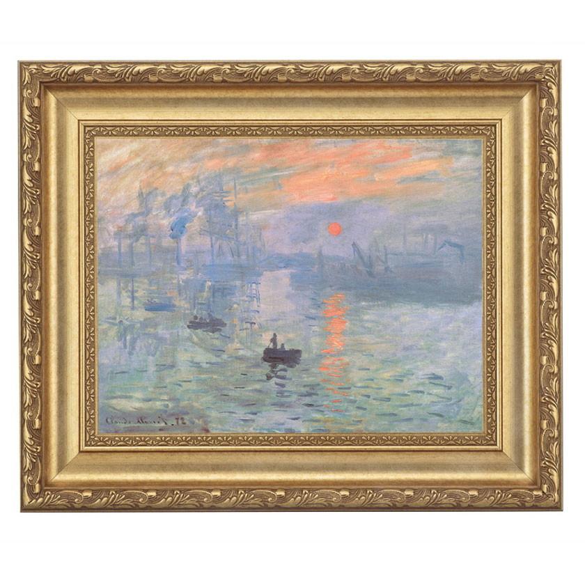 55 以上節約 モネ 作品 印象 日の出 4号 立体複製名画 美術品 レプリカ 絵画 額付き インテリア アートの友社 安い Studiostodulky Cz