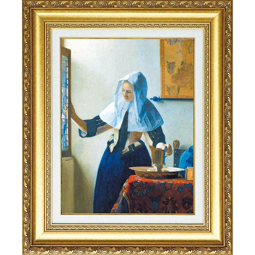 フェルメール 複製名画 水差しを持つ女 美術品 絵画 アートの友社 A032 くみあいショッピング 通販 Yahoo ショッピング