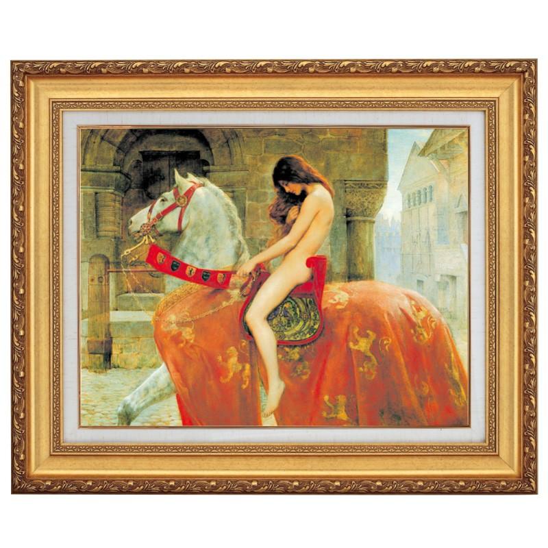 ジョン コリア ゴダイヴァ夫人 F10号 立体複製名画 美術品 レプリカ アートの友社 A032 くみあいショッピング 通販 Yahoo ショッピング