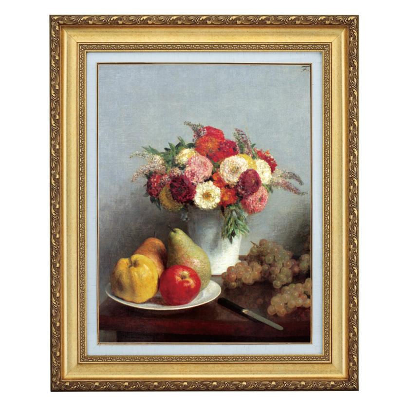 真作】【複製】複製画 ポール・セザンヌ 果物と水差し クラシック