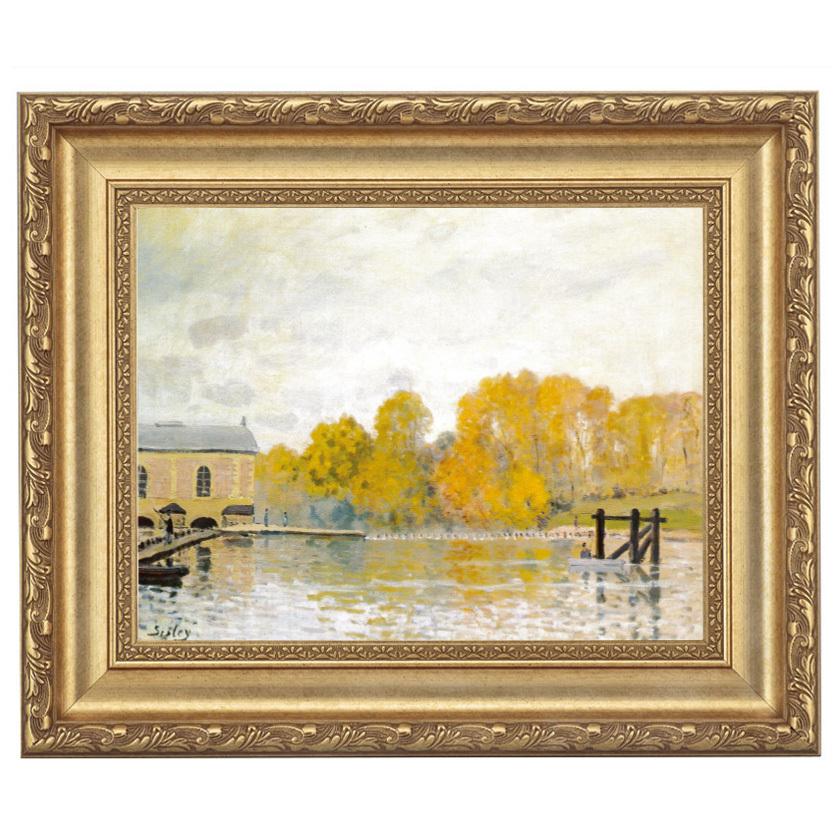 シスレー 絵画 マルリーの堰(せき) 4号 アルフレッド シスレー 絵画 マルリーの堰(せき) 4号 アルフレッド