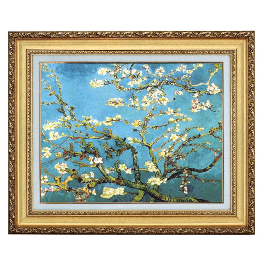 ゴッホ アーモンドの花咲く枝 F6号 立体複製名画 絵画 額付き インテリア アートの友社 A032 くみあいショッピング 通販 Yahoo ショッピング
