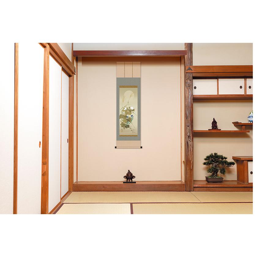 酒井抱一 十二か月花鳥図 三月 桜に雉子図 掛軸 アート 美術品
