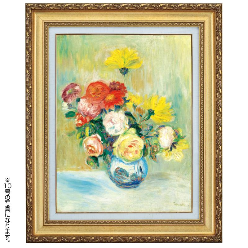ルノワール 花瓶のバラとダリア F6号 立体複製名画 美術品 レプリカ 絵画 額付き インテリア アートの友社 A032 くみあいショッピング 通販 Yahoo ショッピング