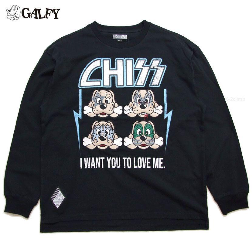 ガルフィ　GALFY ガルフィー GALFY ロングTシャツ イヌ 犬 ロックテイストな長袖Tシャツ