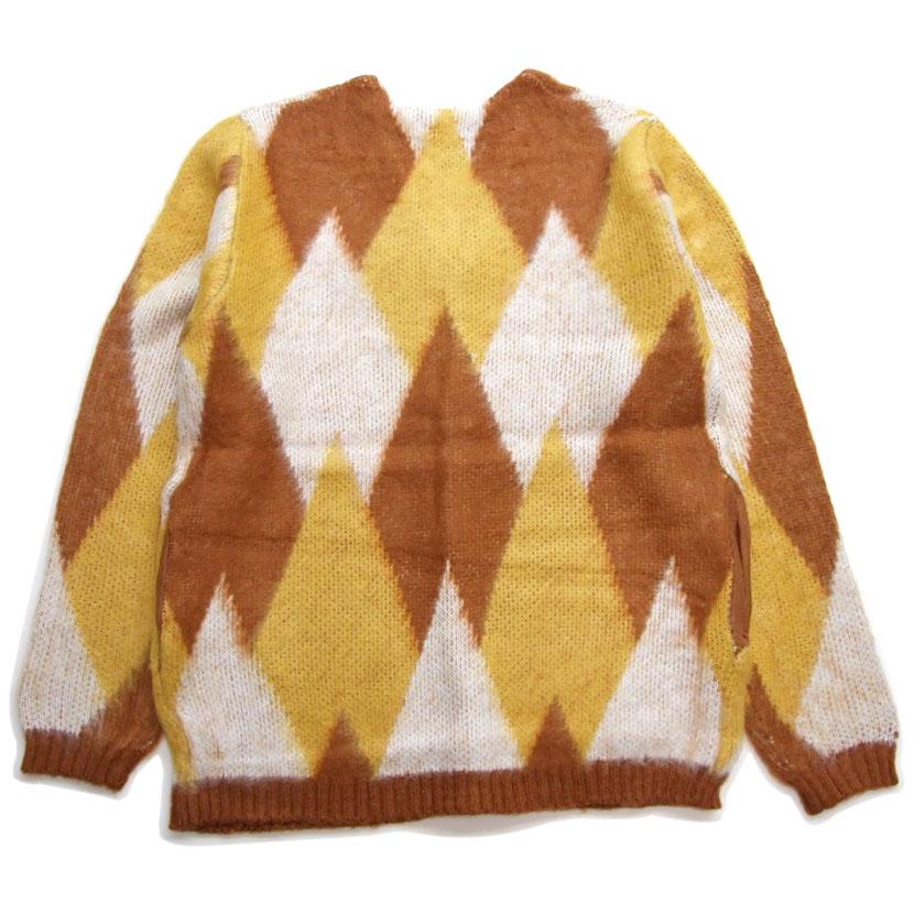 モヘア カーディガン UNIVERD72 ダイアモンド キレイめコーデ