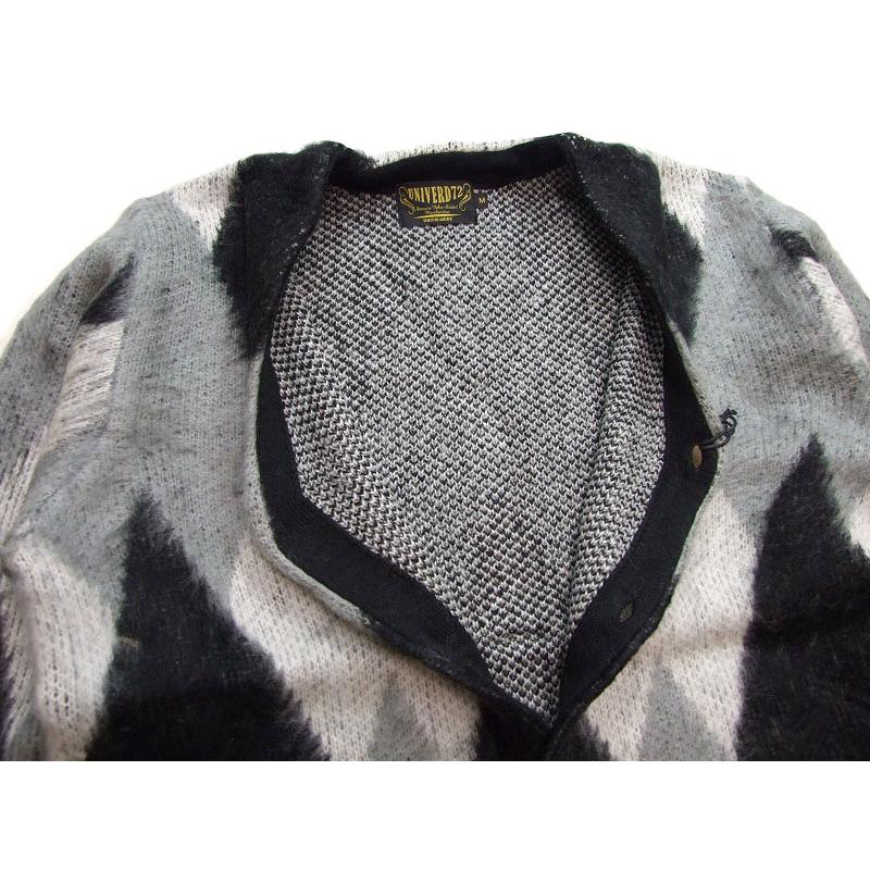 UNIVERD72 カモ柄 モヘアカーディガン M UNIVERD72 / ユニバード72