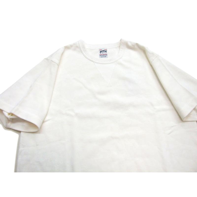 HOUSTON 極厚 Tシャツ スーパーヘヴィウエイト12oz ヒューストン 厚手 丈夫 三角ガゼット付のヴィンテージ使用の新品Tシャツ メンズ 22184　ポイントアップ中 |  | 12