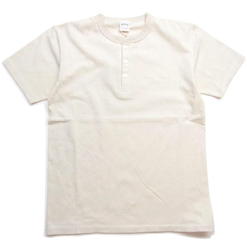 HOUSTON ヘンリーネック Tシャツ 22297 HOUSTON ピグメント ヘンリーtシャツ メンズ 半袖Tシャツ |  | 09