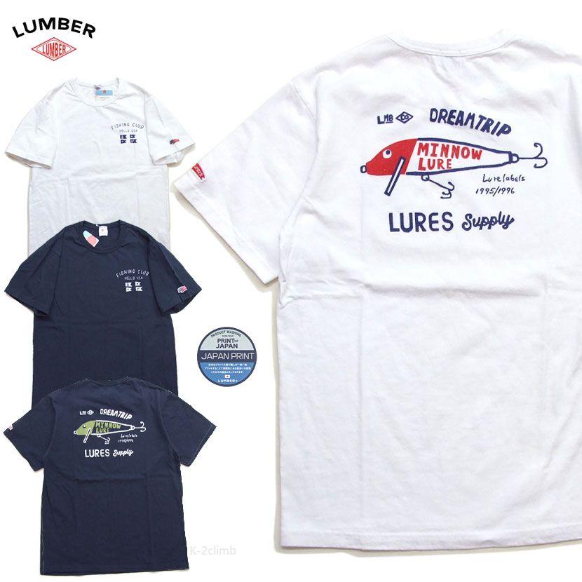 男女兼用 半t LUMBER 半袖Tシャツ ランバー ルアー 釣り 241249