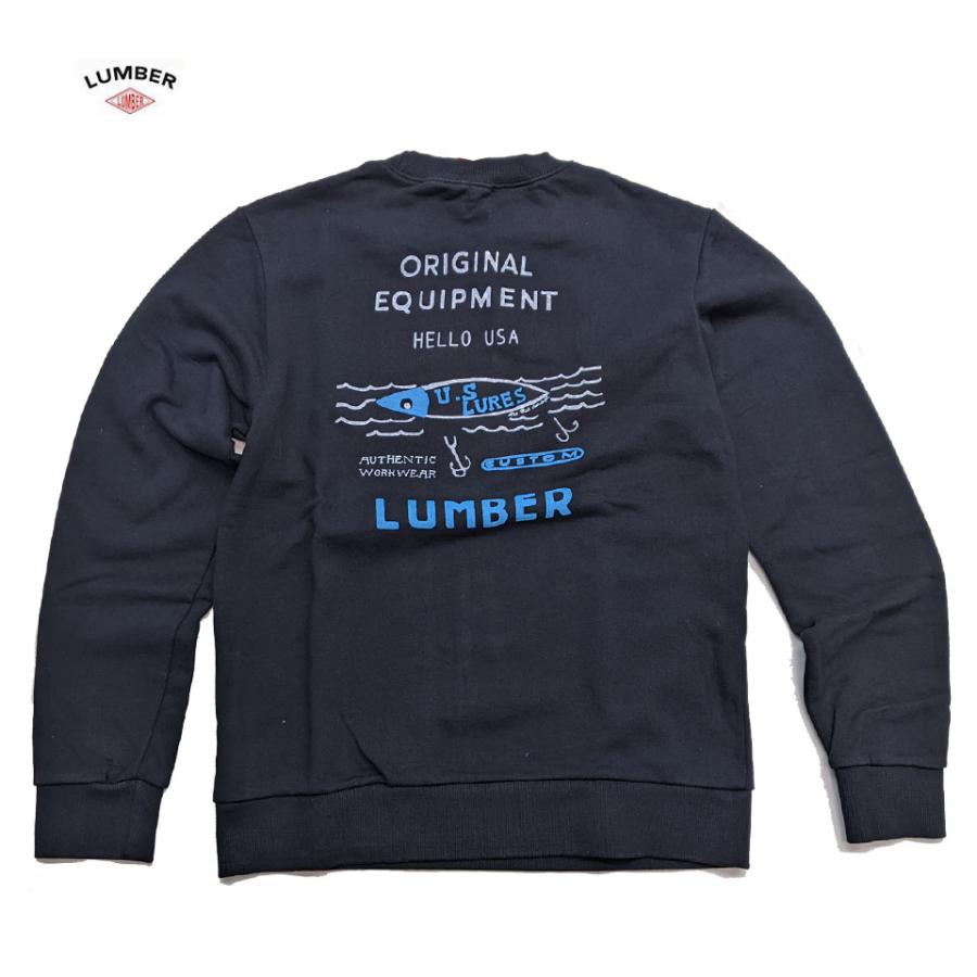 男女兼用 長袖トレーナー LUMBER スウェット トップウォーター US