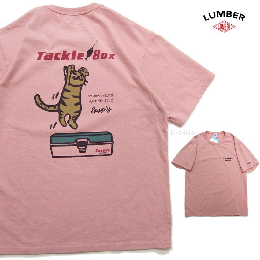 LUMBER ルアーと猫 Tシャツ 261653 lumber 半袖tシャツ ランバー 男女