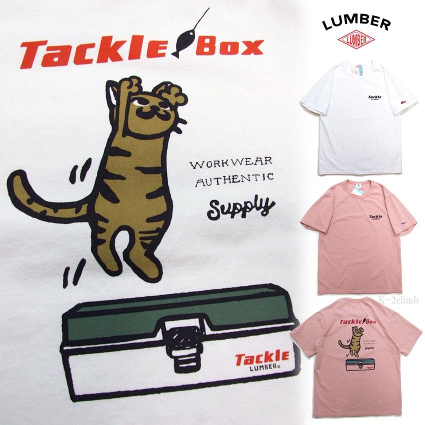 LUMBER ルアーと猫 Tシャツ 261653 lumber 半袖tシャツ ランバー 男女