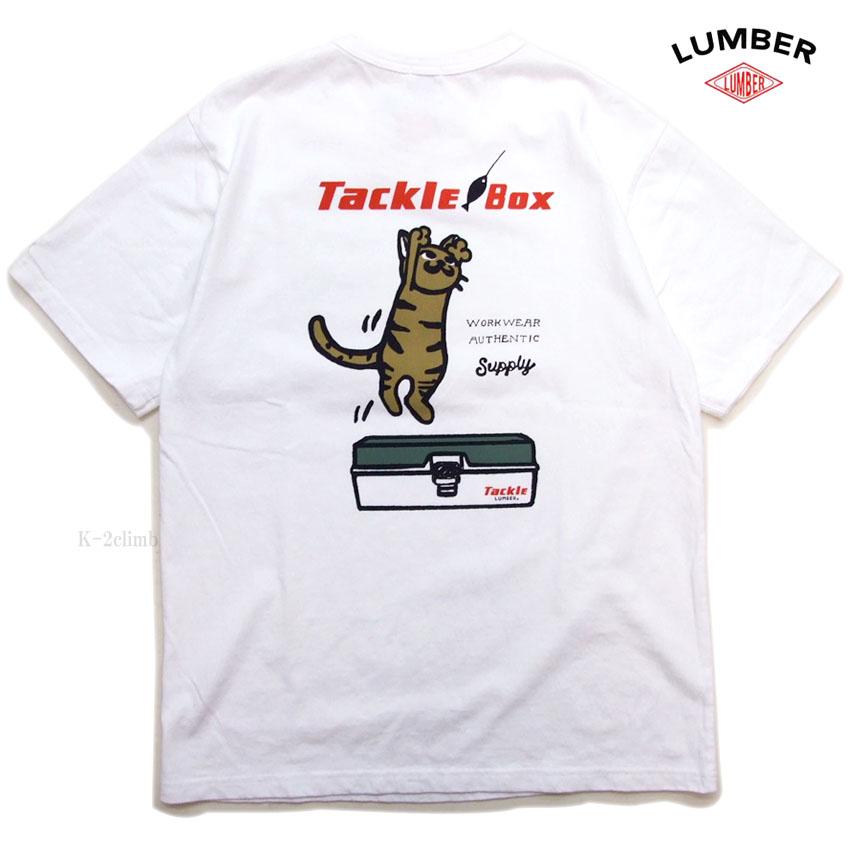 LUMBER ルアーと猫 Tシャツ 261653 lumber 半袖tシャツ ランバー 男女