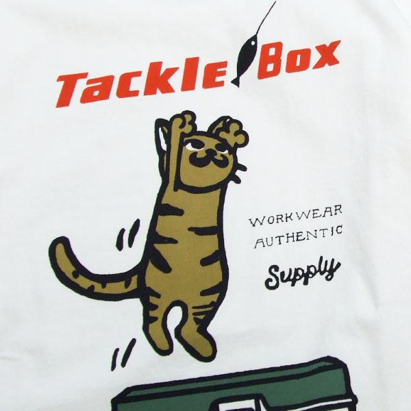 LUMBER ルアーと猫 Tシャツ 261653 lumber 半袖tシャツ ランバー 男女