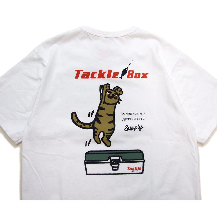 LUMBER ルアーと猫 Tシャツ 261653 lumber 半袖tシャツ ランバー 男女