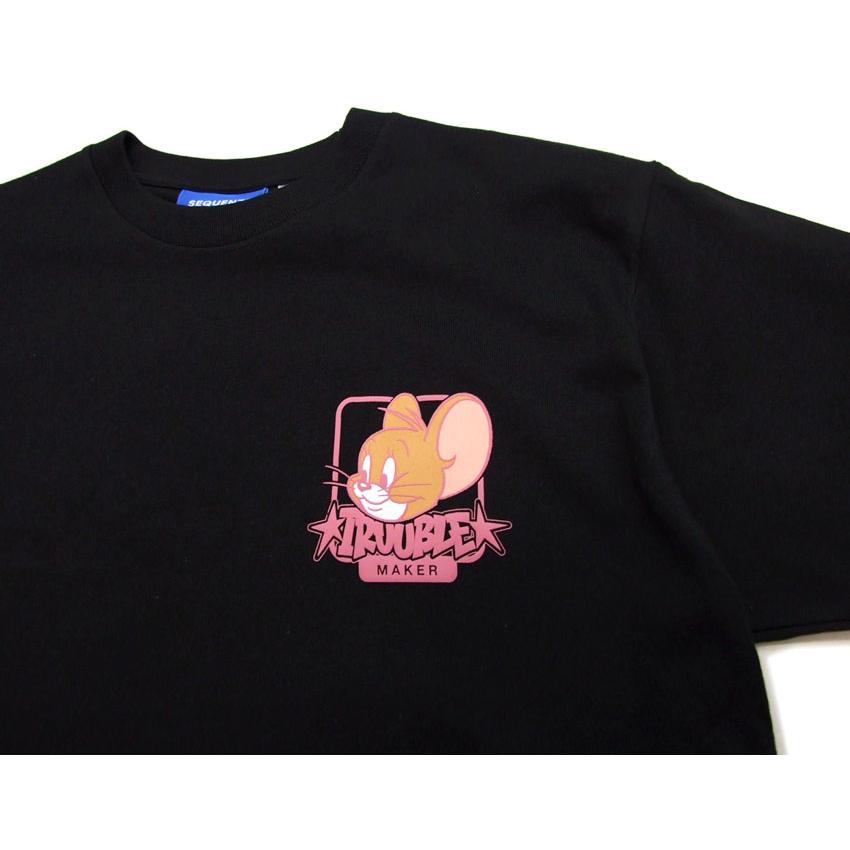 トムとジェリー プリント Tシャツ 半袖 tシャツ SEQUENZ シークエンス