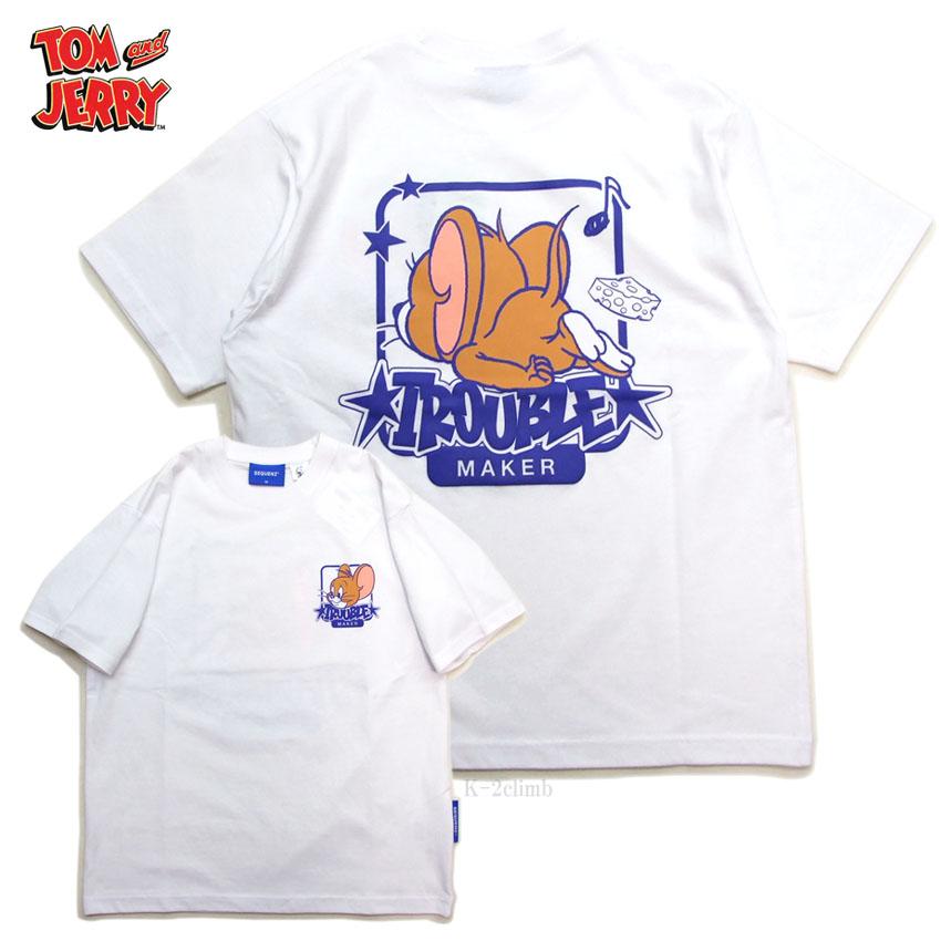 トムとジェリー プリント Tシャツ 半袖 tシャツ SEQUENZ シークエンス