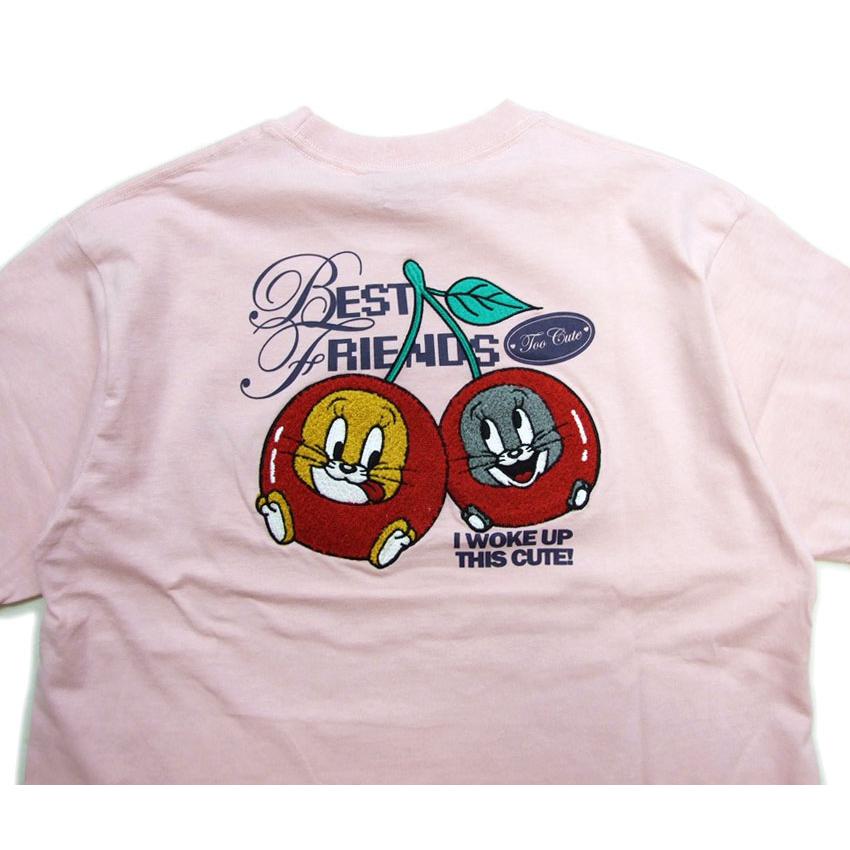 トムとジェリー さくらんぼ Tシャツ 半袖 tシャツ SEQUENZ