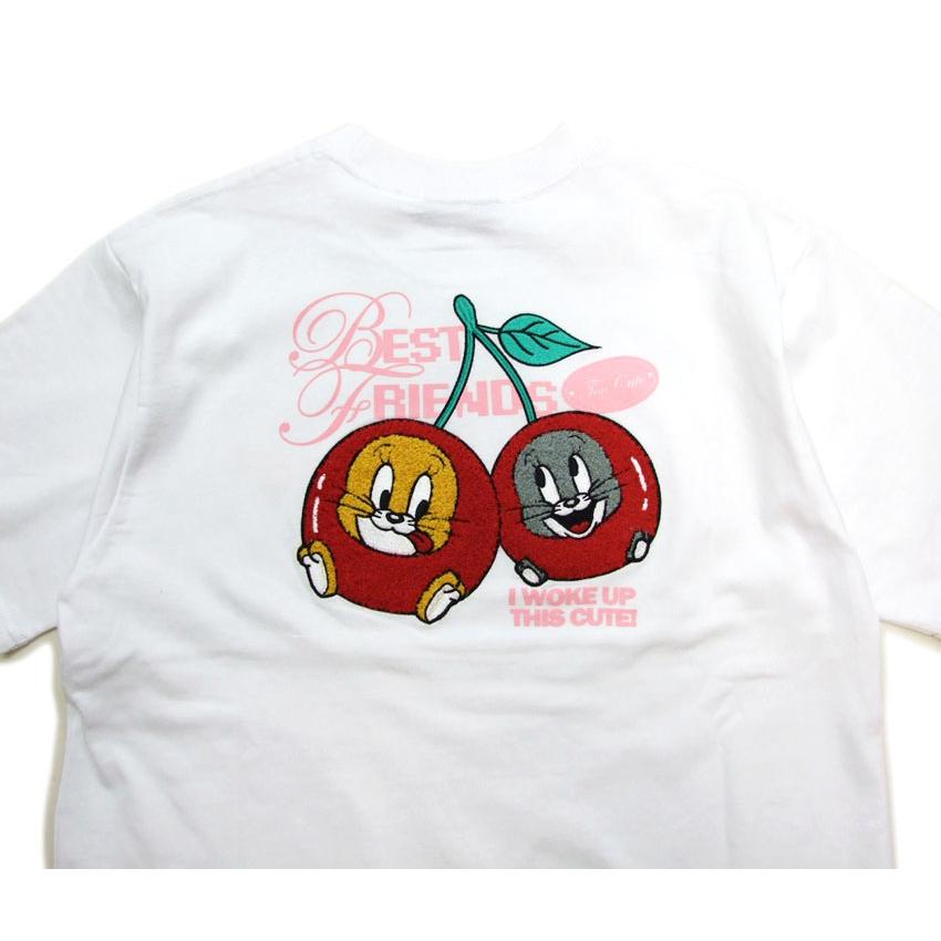 トムとジェリー さくらんぼ Tシャツ 半袖 tシャツ SEQUENZ