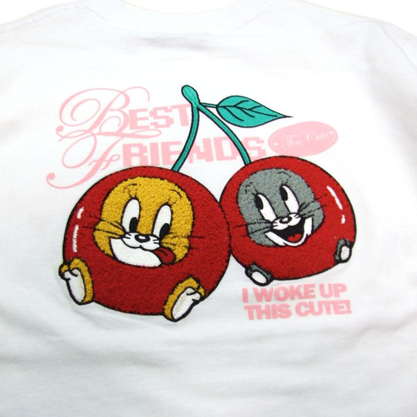 トムとジェリー さくらんぼ Tシャツ 半袖 tシャツ SEQUENZ