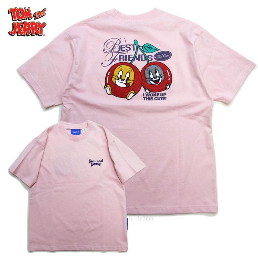 トムとジェリー さくらんぼ Tシャツ 半袖 tシャツ SEQUENZ
