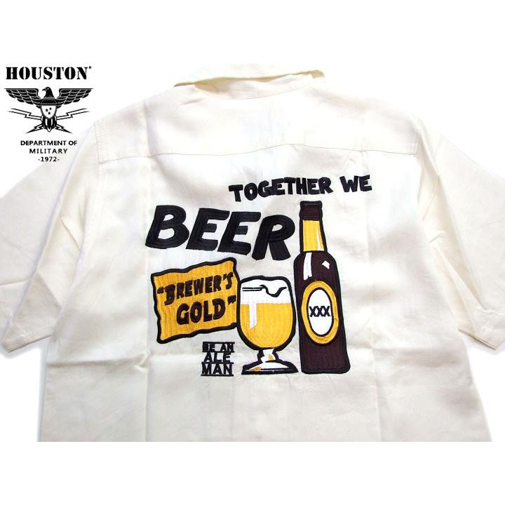 【新品未使用】houston ヒューストン　ボーリングシャツ　黒　刺繍　ビール 楽天市場】HOUSTON ボーリングシャツ アロハシャツ メンズ 刺繍