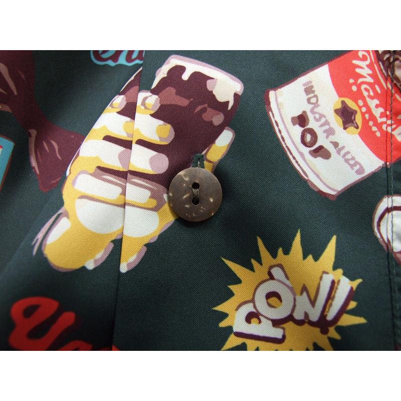 半袖 開襟シャツ  UNIVERD72  アロハシャツ 41017 メンズシャツ ALOHA SHIRT POP ミッドセンチュリーを思わせるアロハシャツ |  | 06