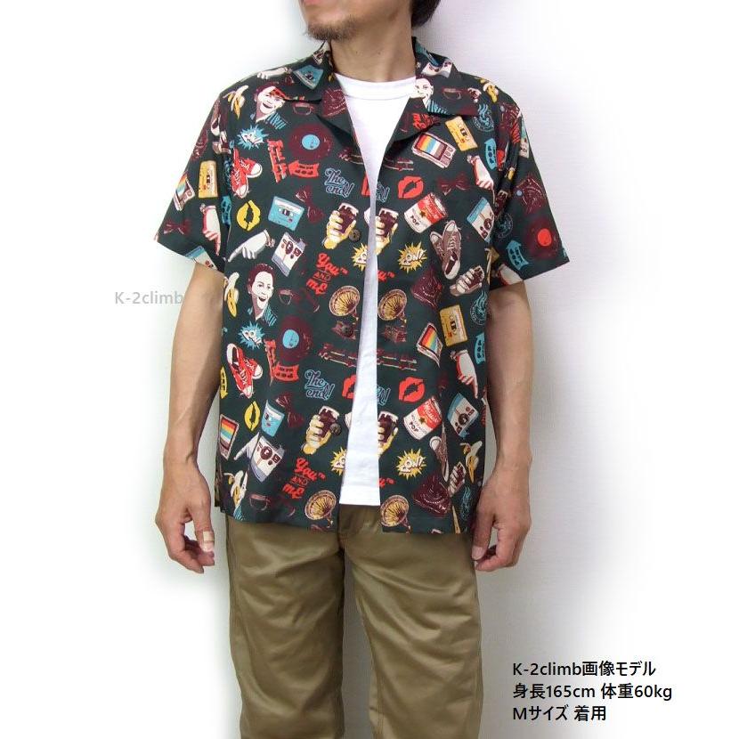 半袖 開襟シャツ  UNIVERD72  アロハシャツ 41017 メンズシャツ ALOHA SHIRT POP ミッドセンチュリーを思わせるアロハシャツ |  | 08