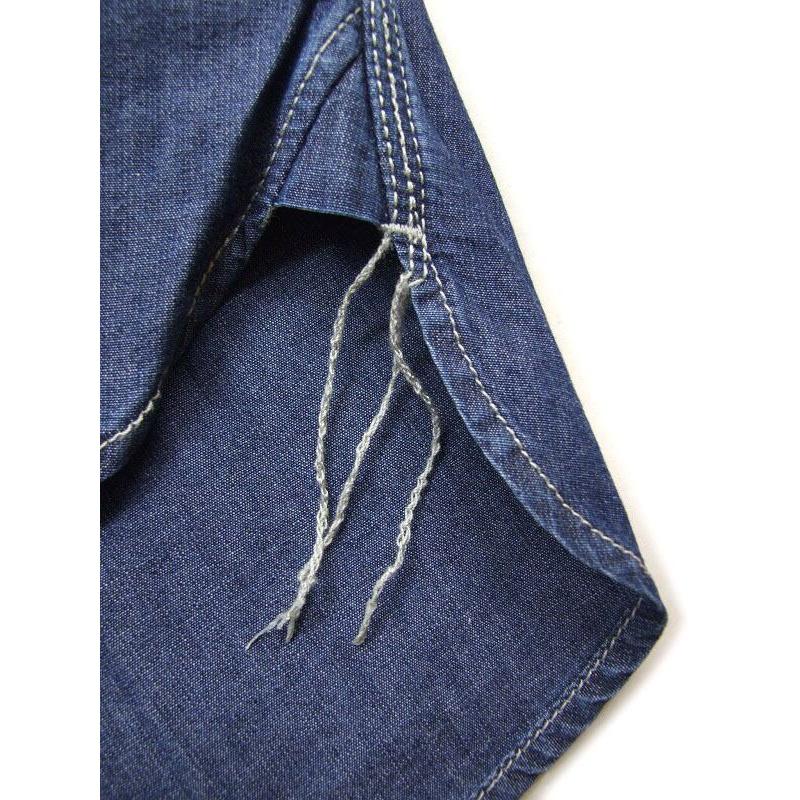 HOUSTON シャンブレー 半袖 ワークシャツ ヒューストン USAコットン シャンブレーシャツ アメカジ カジュアル メンズシャツ 41084 |  | 06