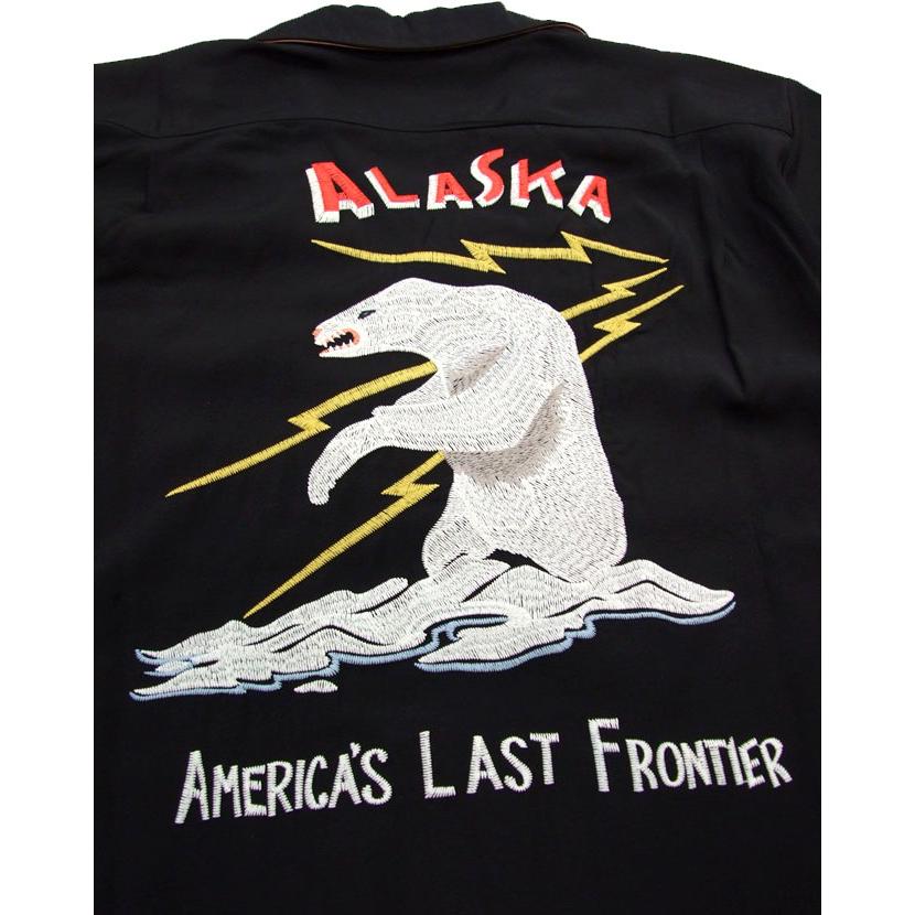 HOUSTON スーベニアシャツ アラスカ 41183 メンズ シャツ 半袖シャツ ヒューストン SOUVENIR SHIRT シロクマ　ALASKA スカシャツ |  | 12