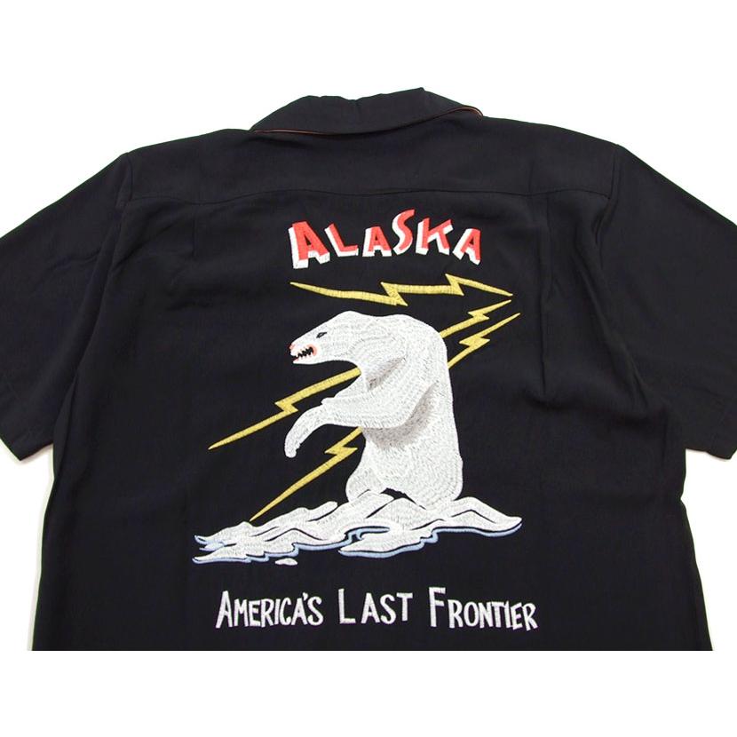 HOUSTON スーベニアシャツ アラスカ 41183 メンズ シャツ 半袖シャツ ヒューストン SOUVENIR SHIRT シロクマ　ALASKA スカシャツ |  | 11