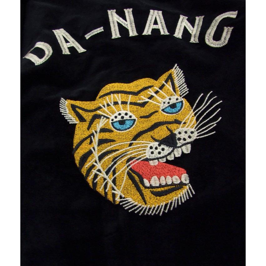 HOUSTON 別珍 ベトナムジャケット 襟付 51507 ベロア べトジャン 虎