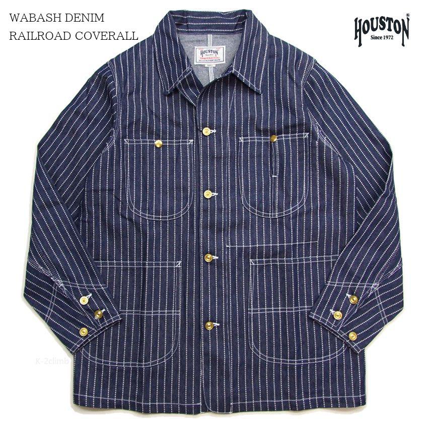 RRL カバーオール　ウォバッシュ　デニムジャケット HOUSTON ウォバッシュ デニム カバーオール ワークジャケット