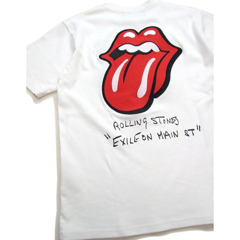 バンドTシャ　ローリングストーンズ　ROLLINGSTONES ホワイト　XL ローリングストーンズ tシャツ THE ROLLING STONES ザ
