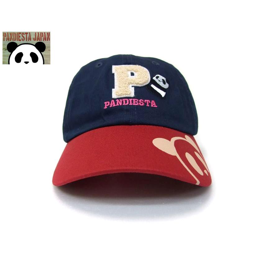 メンズ キャップ　pandiesta japan パンディエスタ ワッペン ベースボールCAP レトロスタイル　帽子　592302｜k-2climb｜02