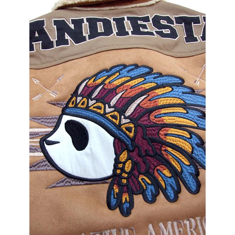 パンディエスタ ボアジャケット pandiesta japan ボンディング ランチ