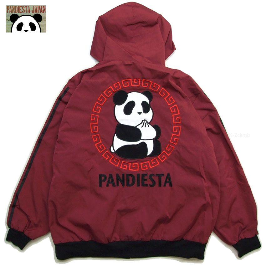 PANDIESTA 中華パンダブルゾン フード付ナイロンジャケット なりきり