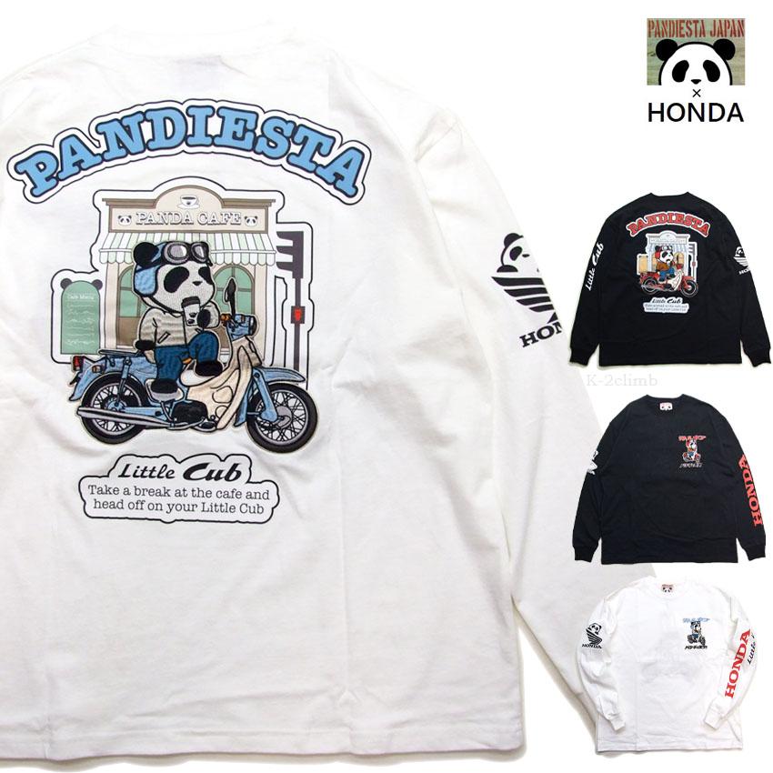 HONDA×パンディエスタ リトルカブ Little Cub ロンT PANDIESTA×ホンダ