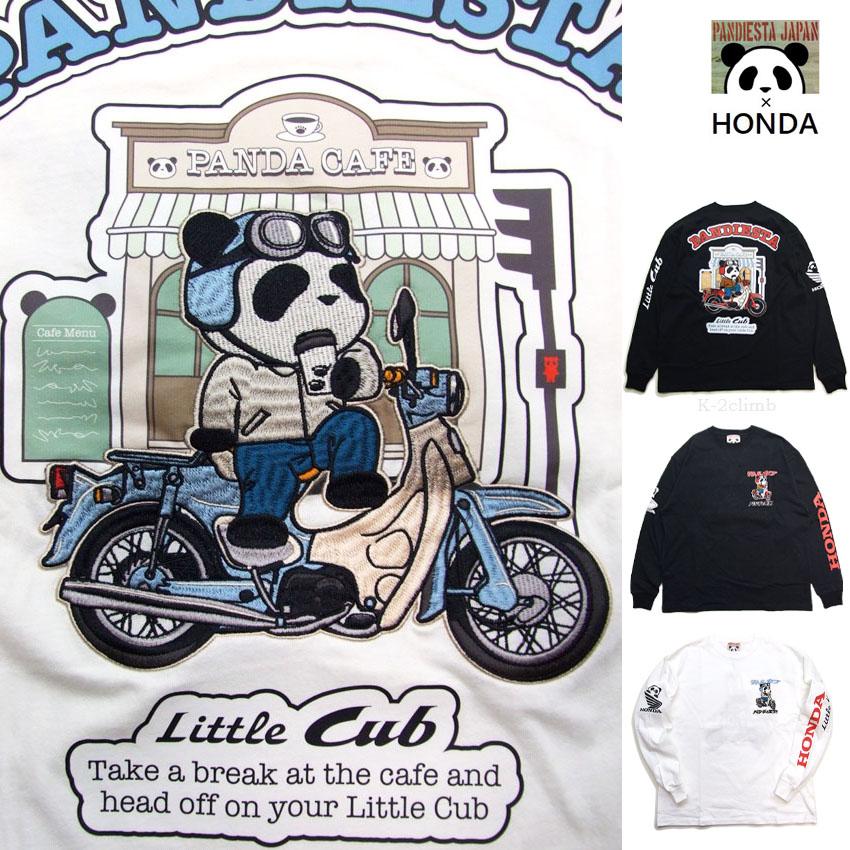 HONDA×パンディエスタ リトルカブ Little Cub ロンT PANDIESTA×ホンダ