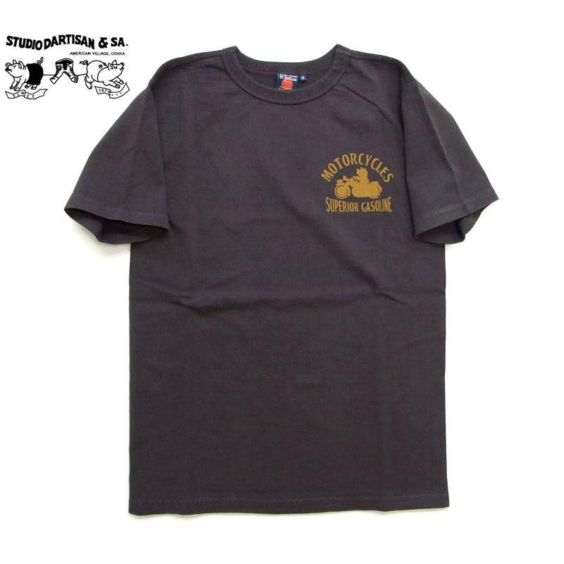 選べるサイズ展開 ダルチザン 吊り編みtシャツ 21 日本製 Tシャツ Motor Cycle プリント半袖tシャツ 8039a メンズ アメカジtシャツ Studio D Artisan 公式 Baanorachon Com