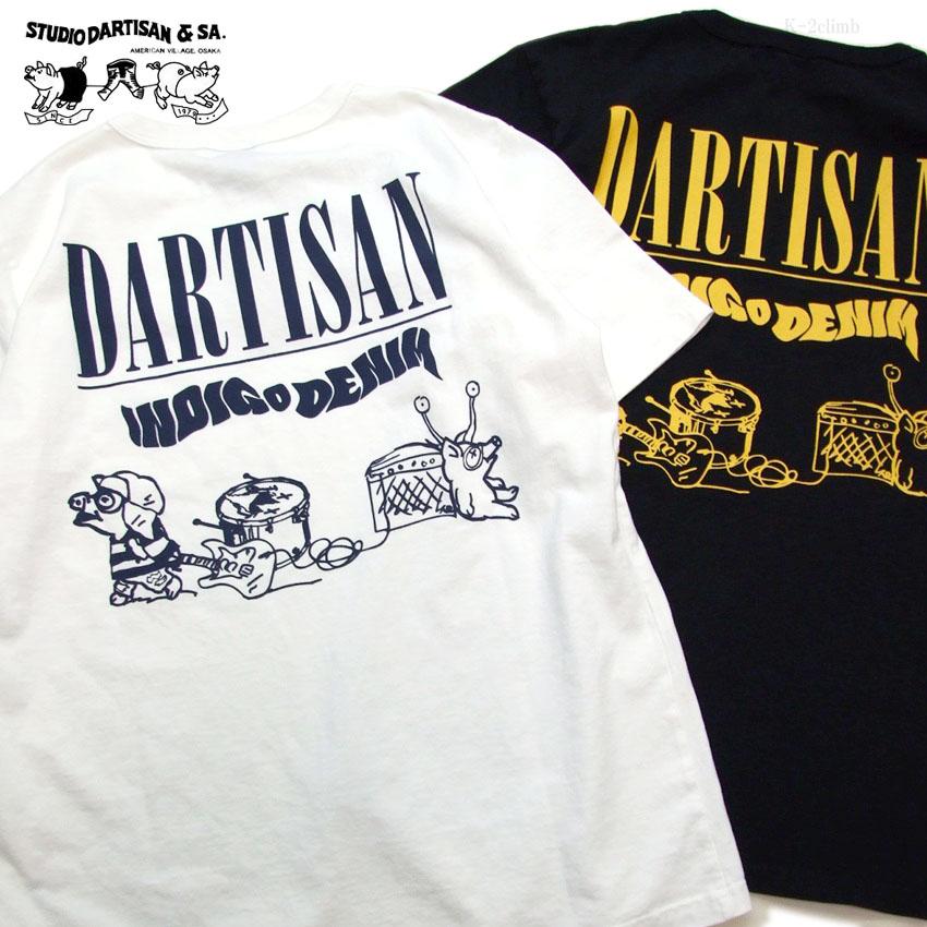 ダルチザン Tシャツ ロックt 8212B バンドt 日本製 STUDIO D'ARTISAN