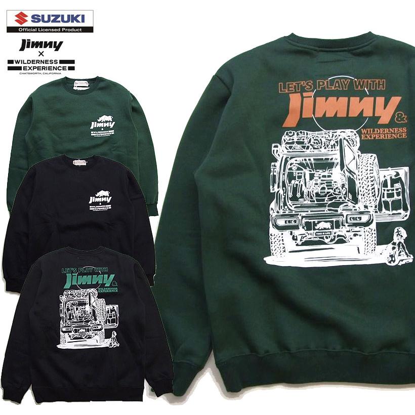 メンズ スウェット 裏毛トレーナー SUZUKI ジムニー×WILDERNESS