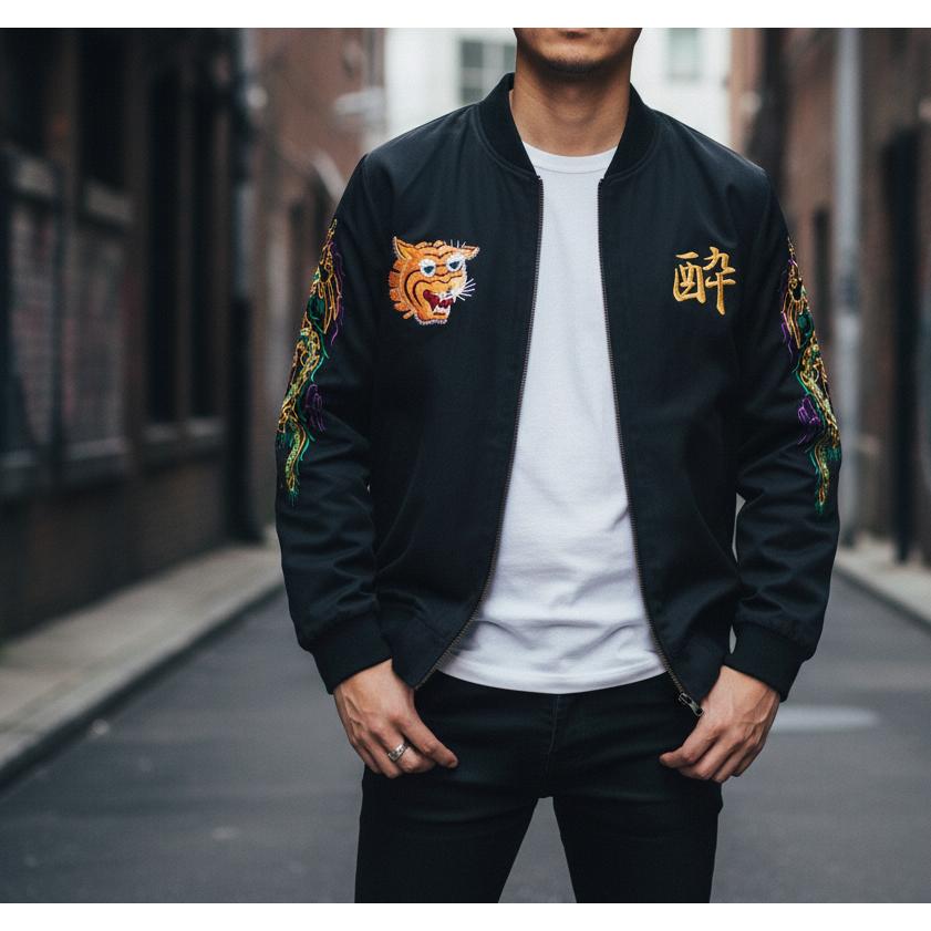 YOIDORE ヨイドレ スーベニア ジャケット 日本地図 総刺繍 酔いどれ