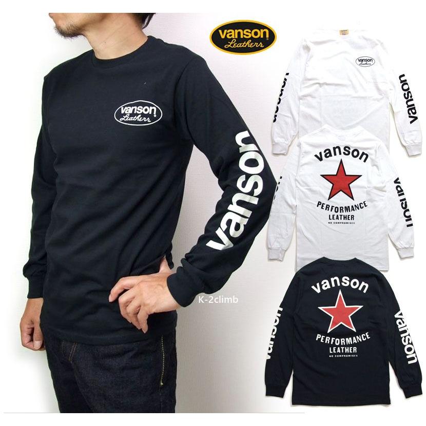 VANSON メンズ ロンt vanson 長袖Tシャツ ワンスター 881V169 VANSON メンズ ロンt vanson 長袖Tシャツ ワンスター 881V169