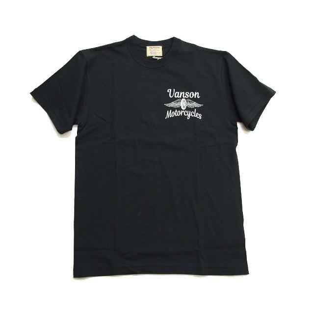 バンソンtシャツ メンズ半袖Tシャツ vanson tシャツ ネコポス可 ホイル