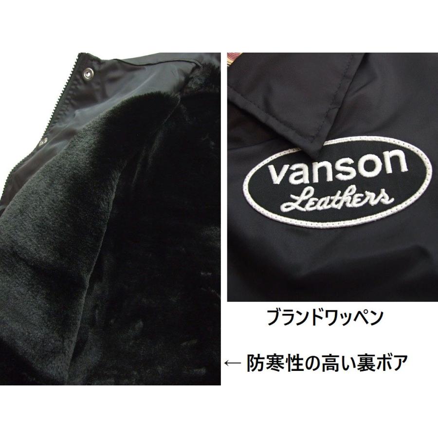 VANSON コーチジャケット vanson 裏ボアジャケット メンズ VANSON コーチジャケット vanson 裏ボアジャケット メンズ