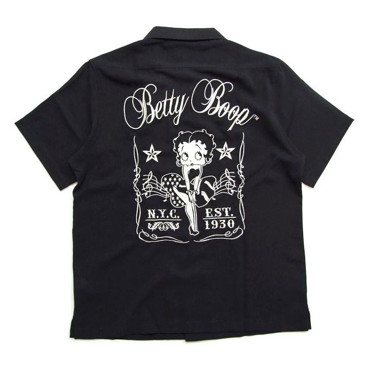 ベティ シャツ 総刺繍 BETTY BOOP ベティちゃんアロハシャツ BE-53 